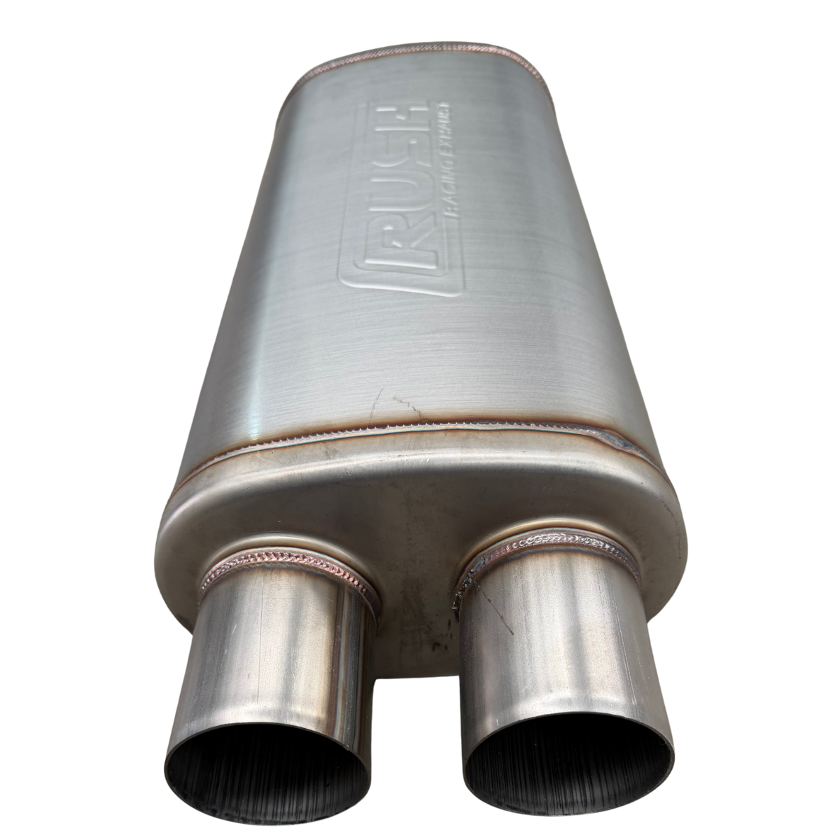 Resonador Deportivo Alto Flujo Rush Tipo Camaro Inoxidable