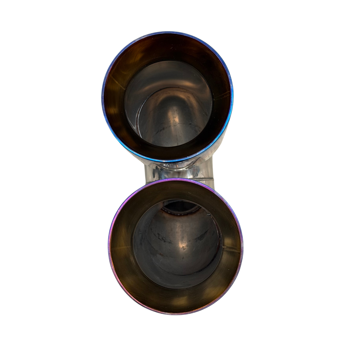 Colilla Doble de Escape Deportiva Recta Woolrich 3.5" WAI-0264BL