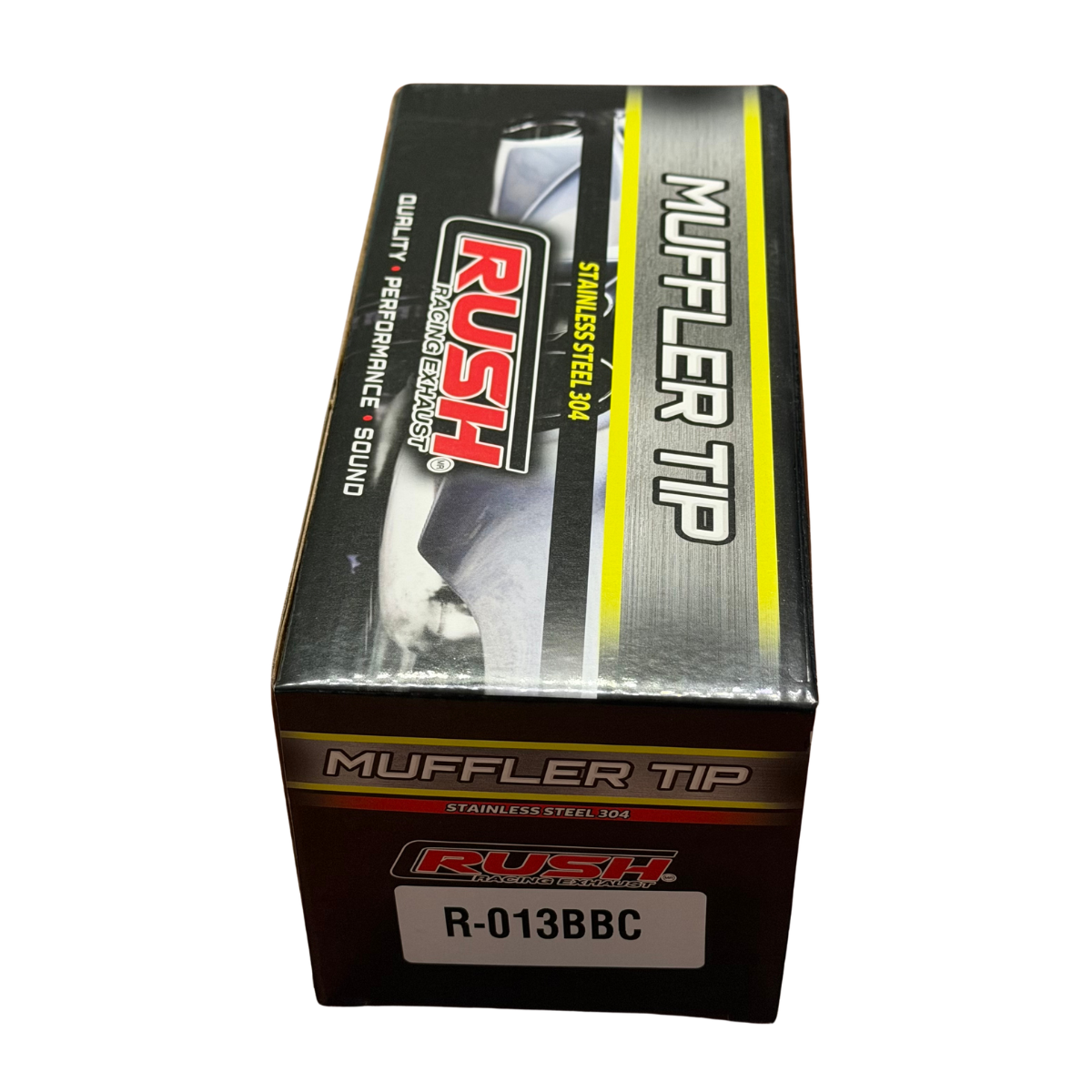 Colilla Punta De Escape 3.5" Rush Acero Inoxidable R-013BBC