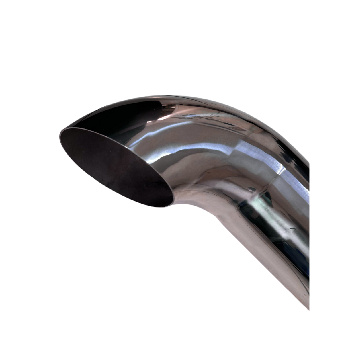 Pipa de Escape Cuello de Ganso Acero Inoxidable 5" Largo 60"