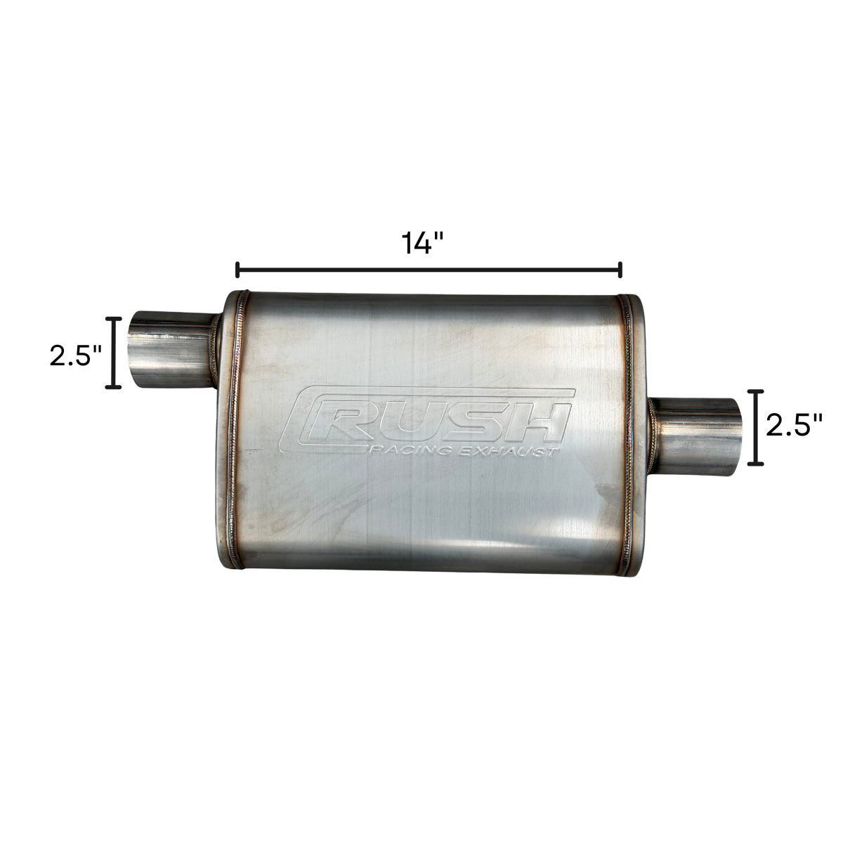 Mofle Deportivo Alto Flujo Rush Racing R-SC212