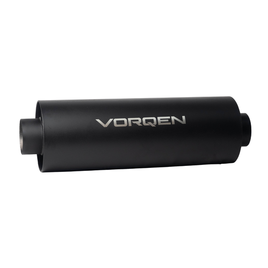 Mofle Escape Deportivo Vorqen Redondo Fibra 5x14 2.5in