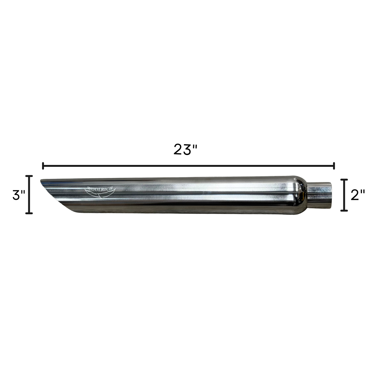 Par de Escapes para Motocicleta Tipo Chopper Flujo Directo WAI-285