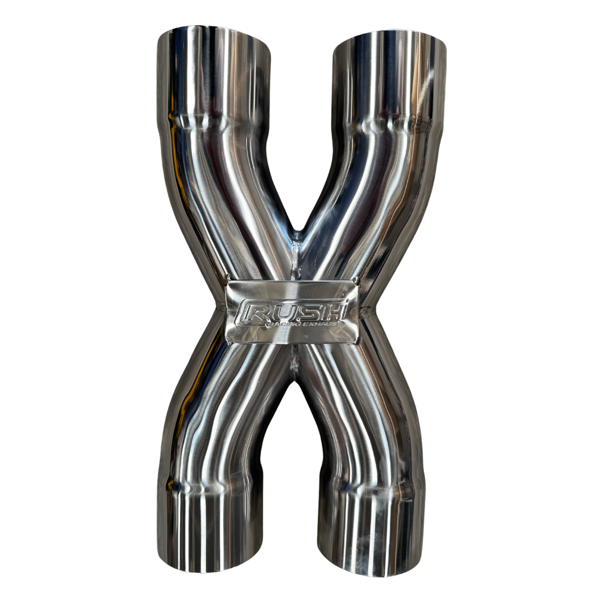 X Pipe Rush Acero Inoxidable Pulido Boquillas 2.5” Alto Flujo R-X-2525