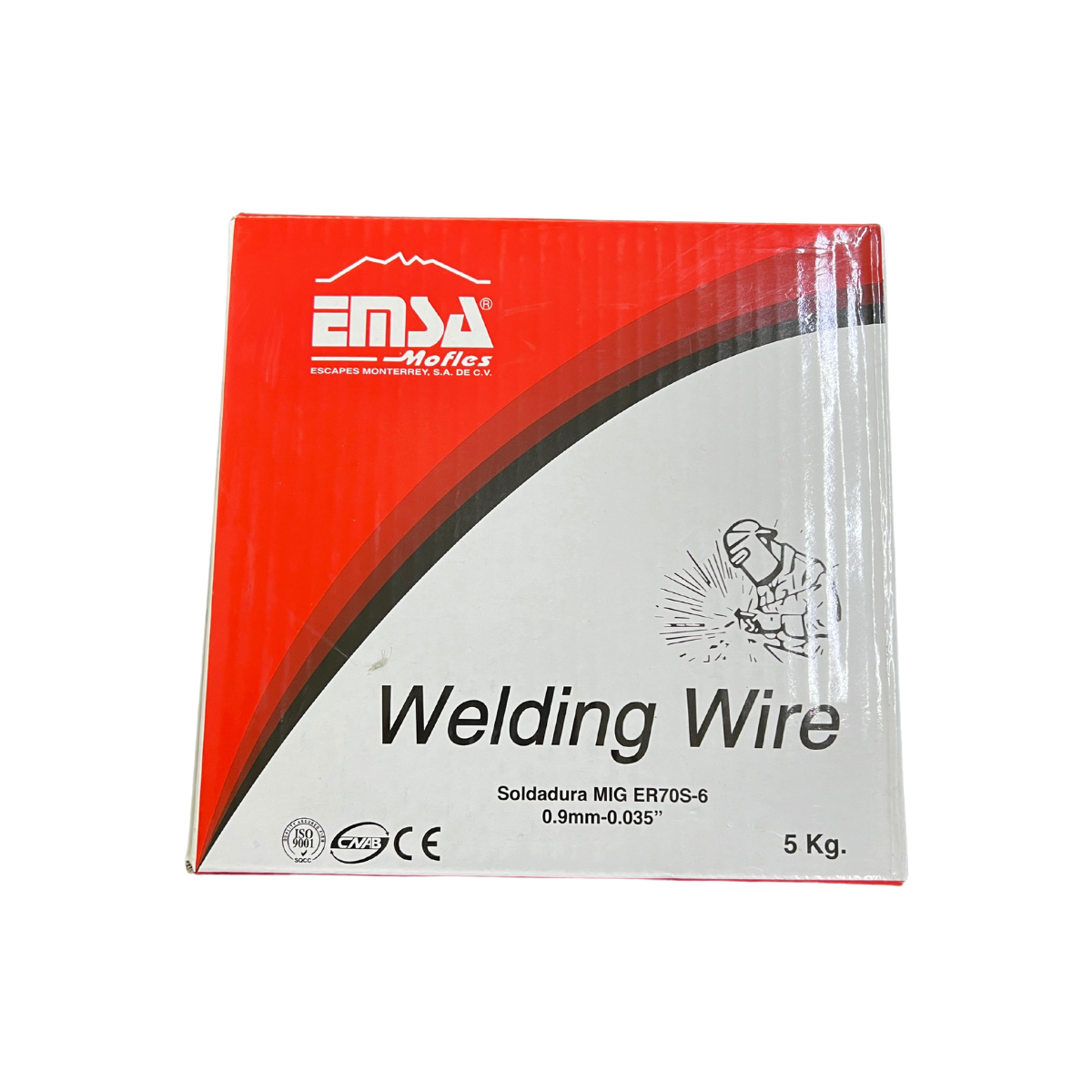Soldadura Micro alambre Mig 0.035 0.9mm 5Kg Er70s-6