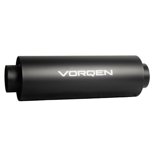 Mofle Escape Deportivo Vorqen Redondo Fibra 5x14 3in