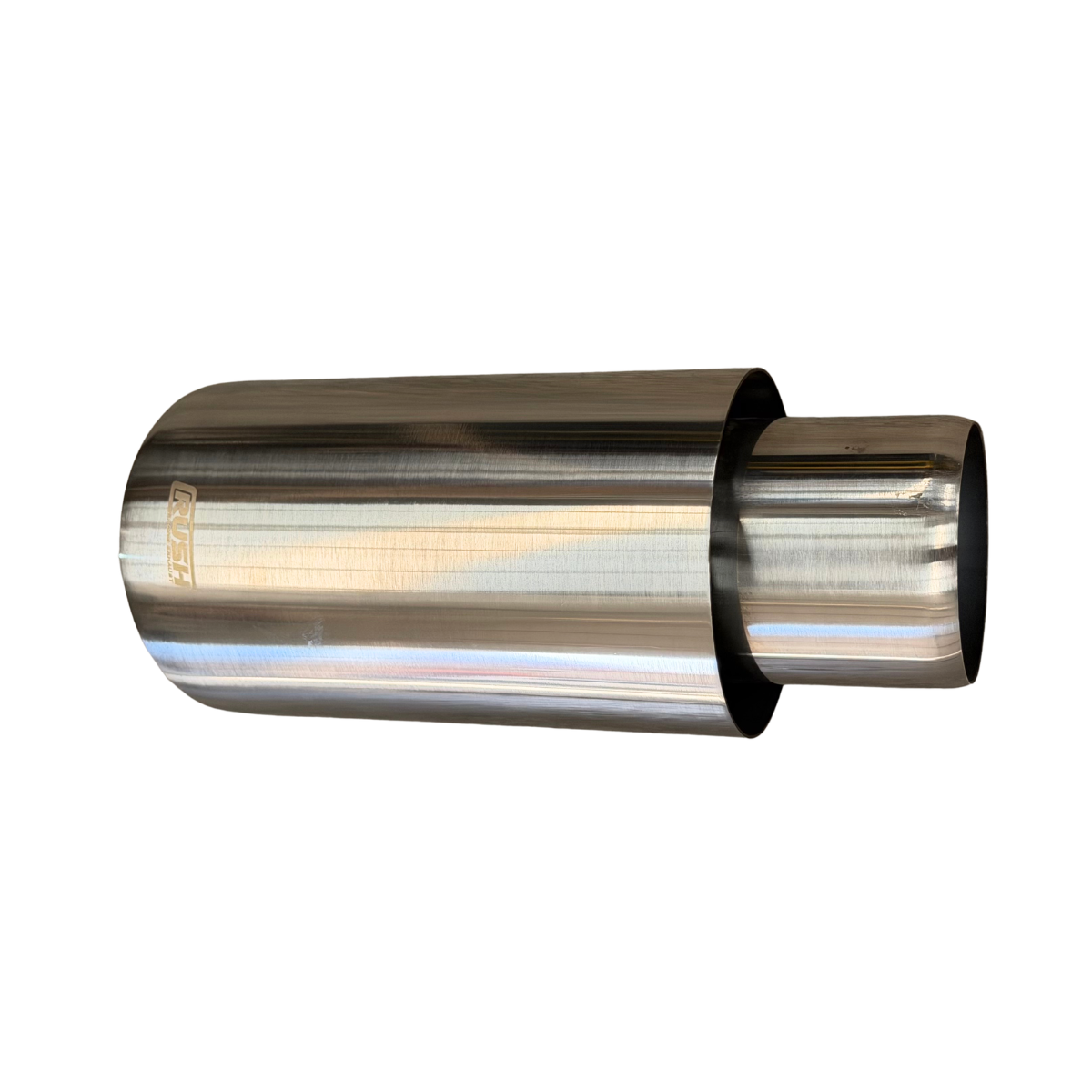 Colilla Punta De Escape 3.5" Rush Acero Inoxidable R-013B