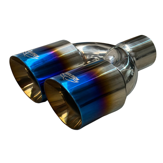 Colilla Doble de Escape Deportiva Woolrich 3.5" WAI-0260BL