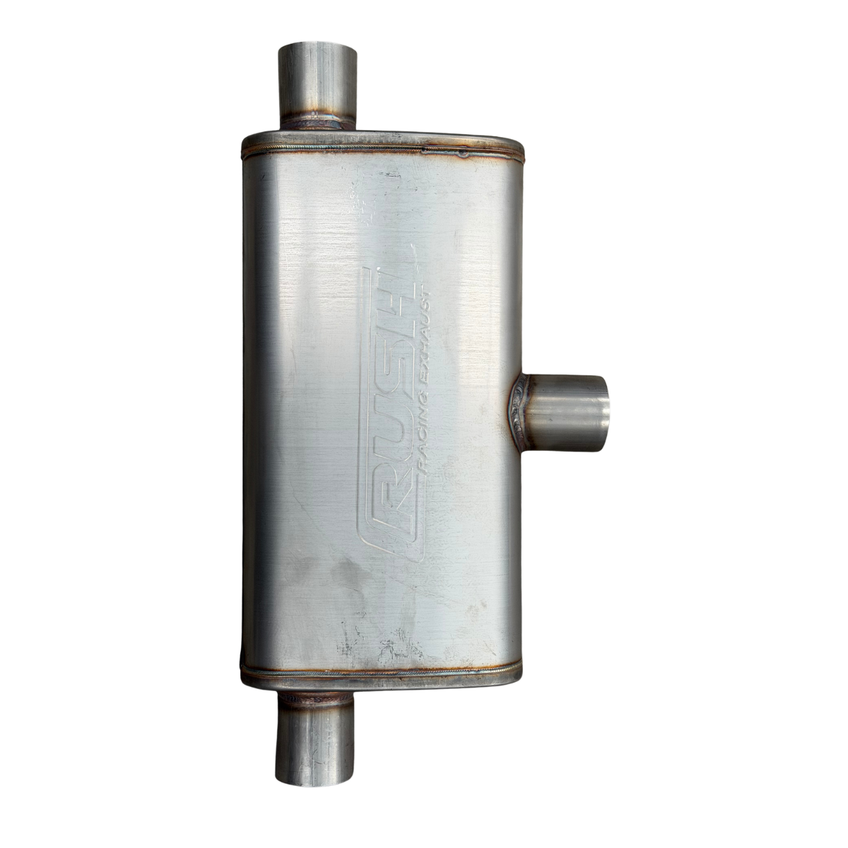 Mofle Deportivo Alto Flujo Rush Racing Transversal 2 Salidas R-CD212-18