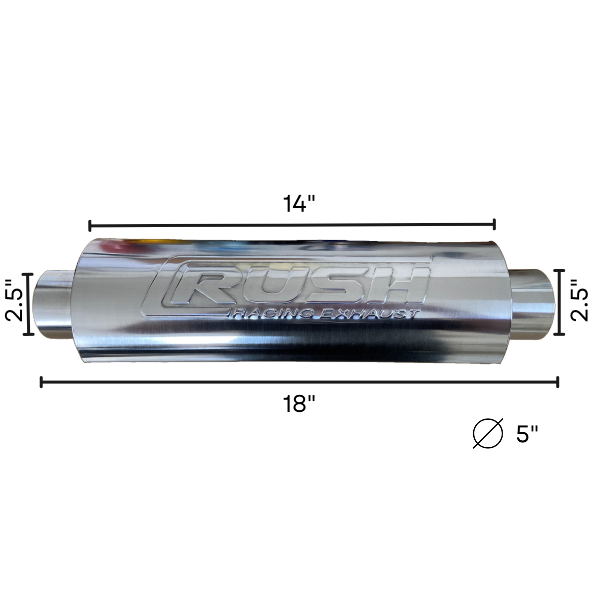 Resonador Deportivo Rush Racing R-CC212-14-B
