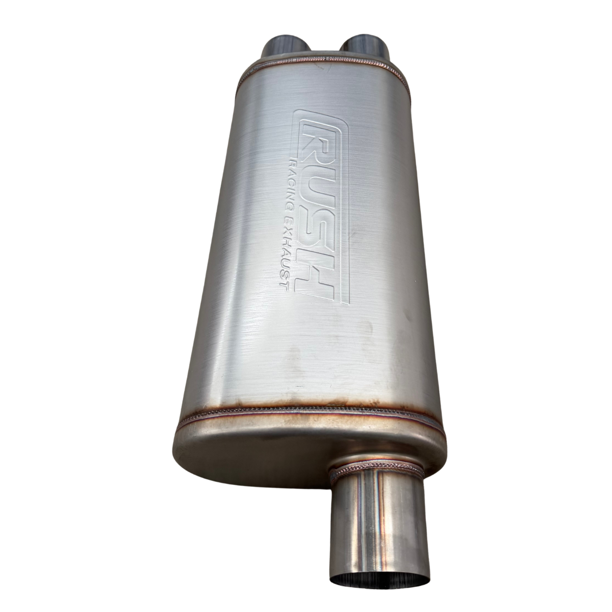 Resonador Deportivo Alto Flujo Rush Tipo Camaro Inoxidable