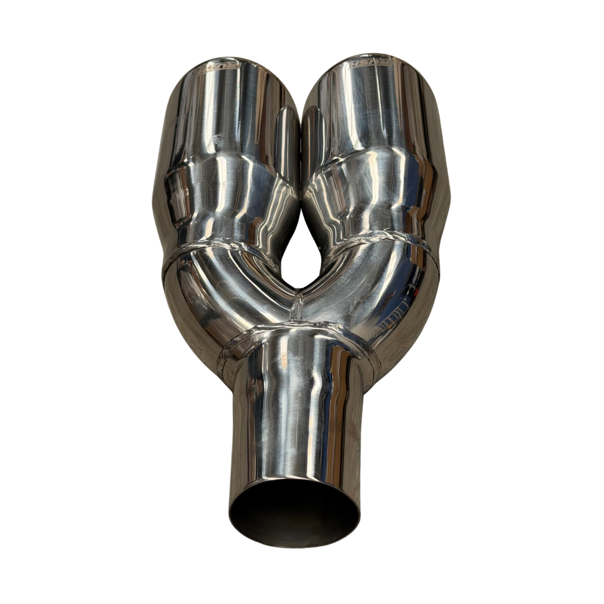 Punta Colilla Terminal Escape Doble Rush 3.5 In Acero Inox R-24024DS
