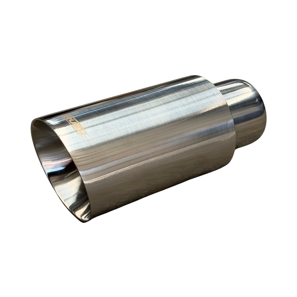 Colilla Punta De Escape 3.5" Rush Acero Inoxidable R-013B