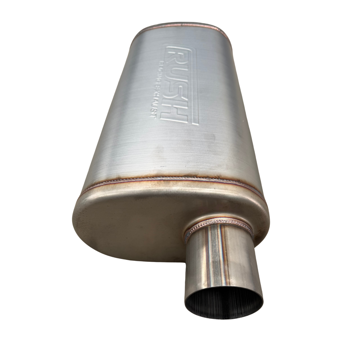 Resonador Deportivo Alto Flujo Rush Tipo Camaro Inoxidable