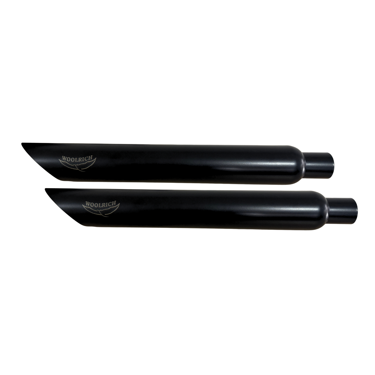 Par de Escapes para Motocicleta Tipo Chopper Flujo Directo WAI-285 Negro Mate
