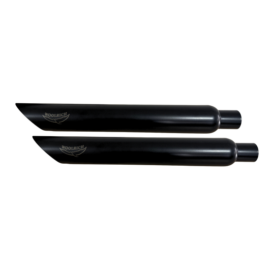 Par de Escapes para Motocicleta Tipo Chopper Flujo Directo WAI-285 Negro Mate