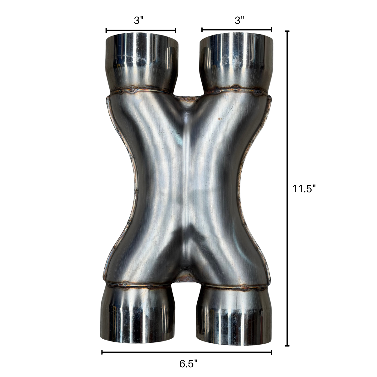 X Pipe Woolrich Acero Inoxidable Boquillas 3” Alto Flujo WAI-1223G