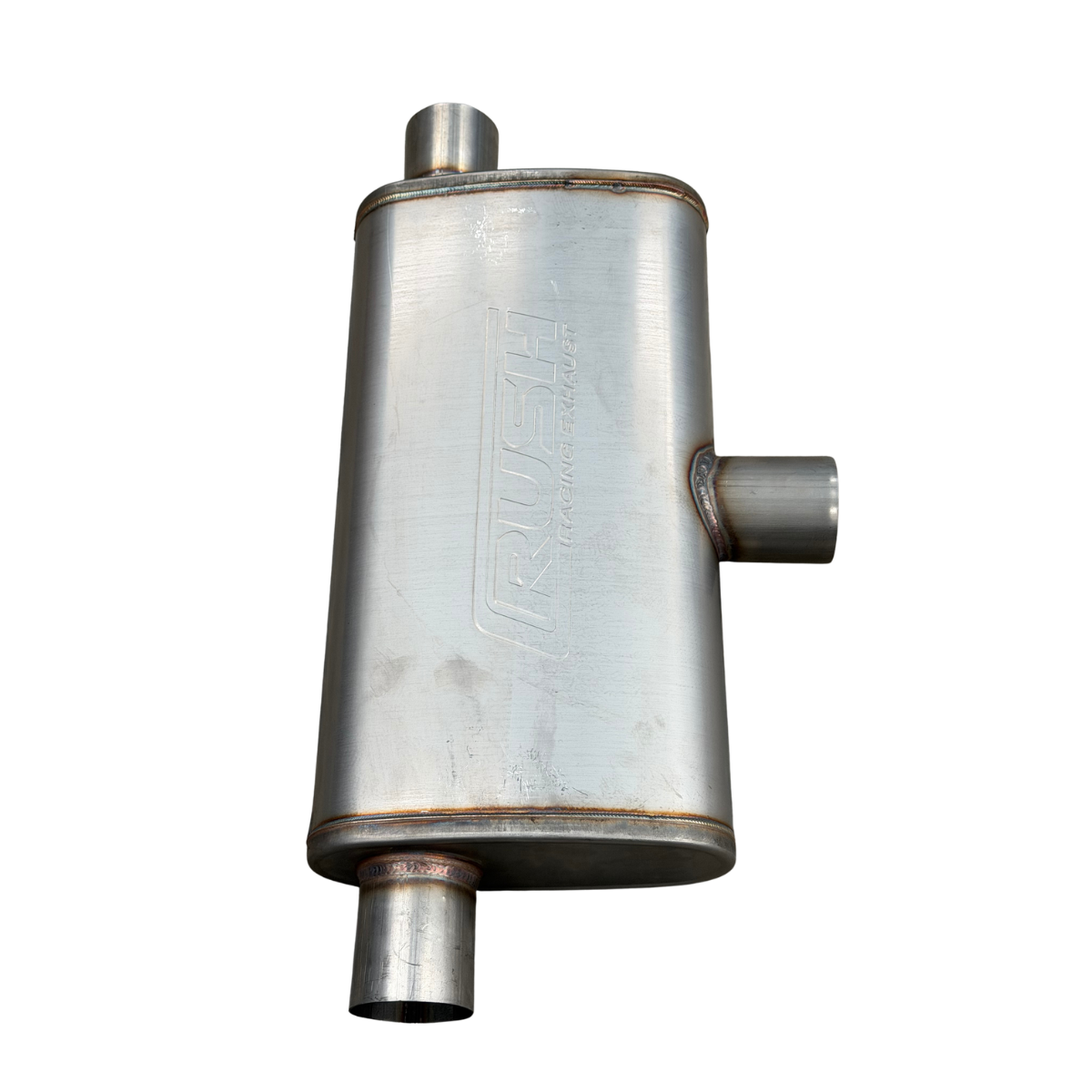 Mofle Deportivo Alto Flujo Rush Racing Transversal 2 Salidas R-CD212-18