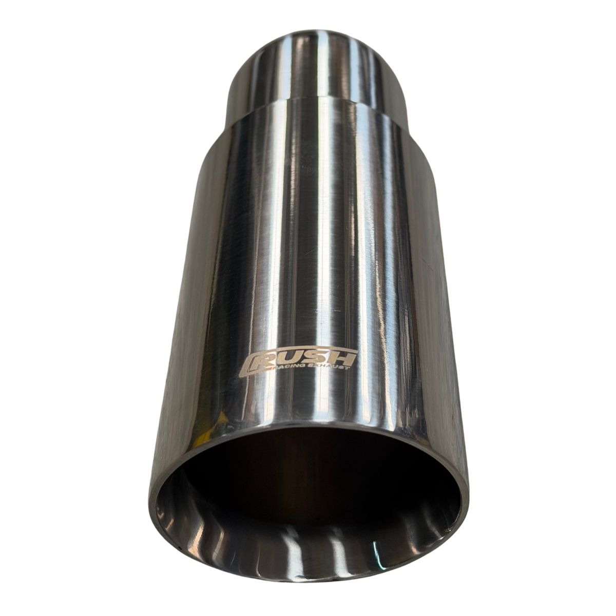 Colilla Punta De Escape 3" Rush Acero Inoxidable R-013A