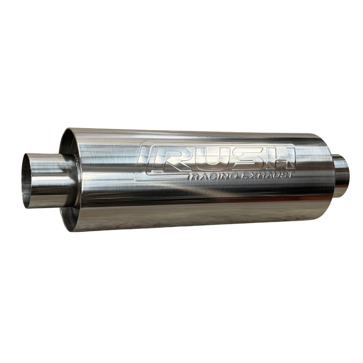 Mofle Escape Resonador Deportivo Rush Inoxidable Largo 14