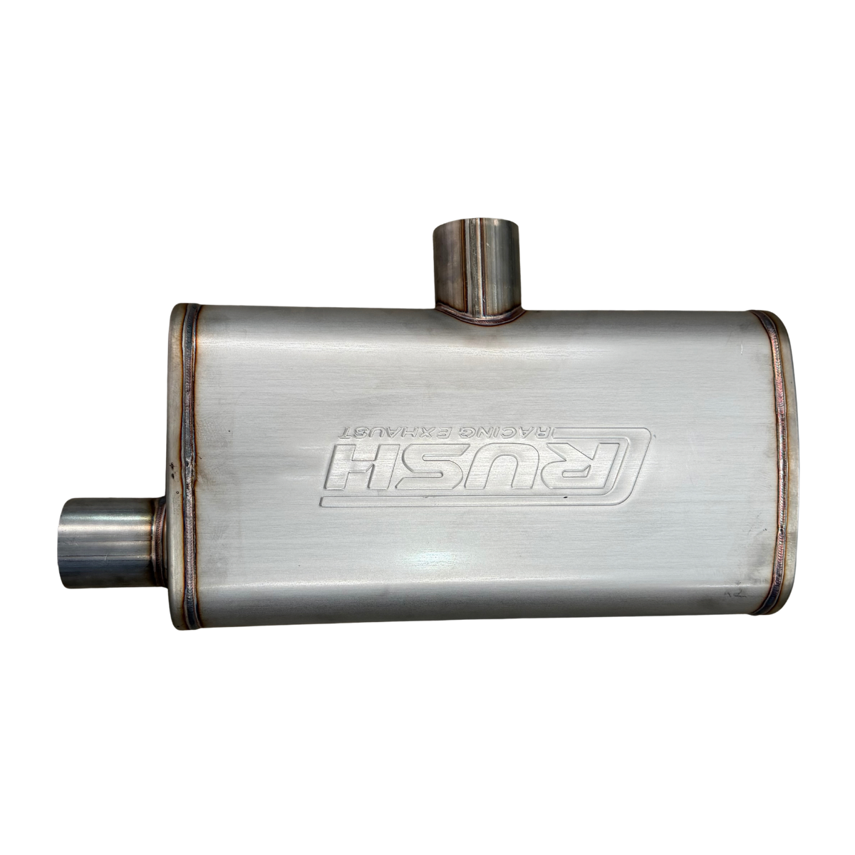 Mofle Escape Deportivo Rush Alto Flujo Centro Lateral Transversal Acero Inox