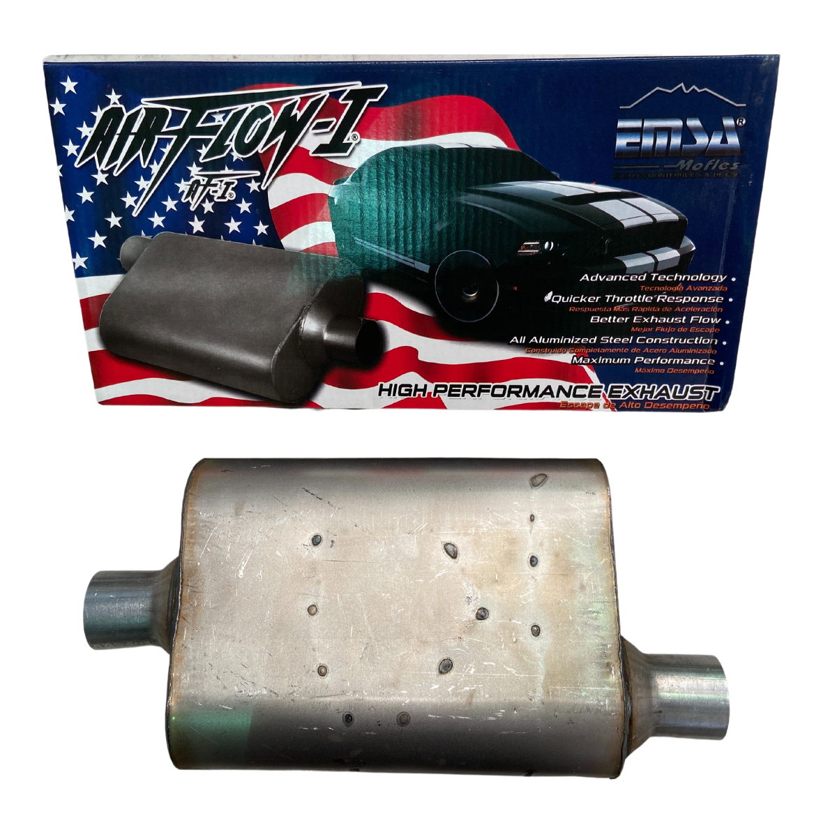 Mofle Deportivo EMSA Tipo Serie 40 Air-Flow
