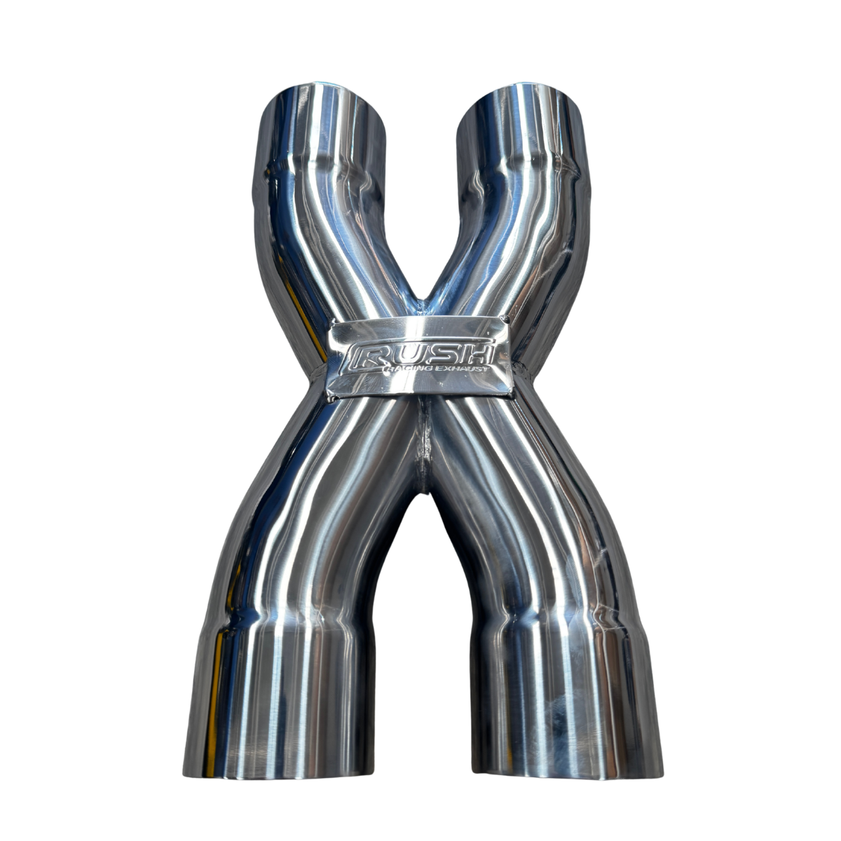 X Pipe Rush Acero Inoxidable Pulido Boquillas 2.5” Alto Flujo R-X-2525