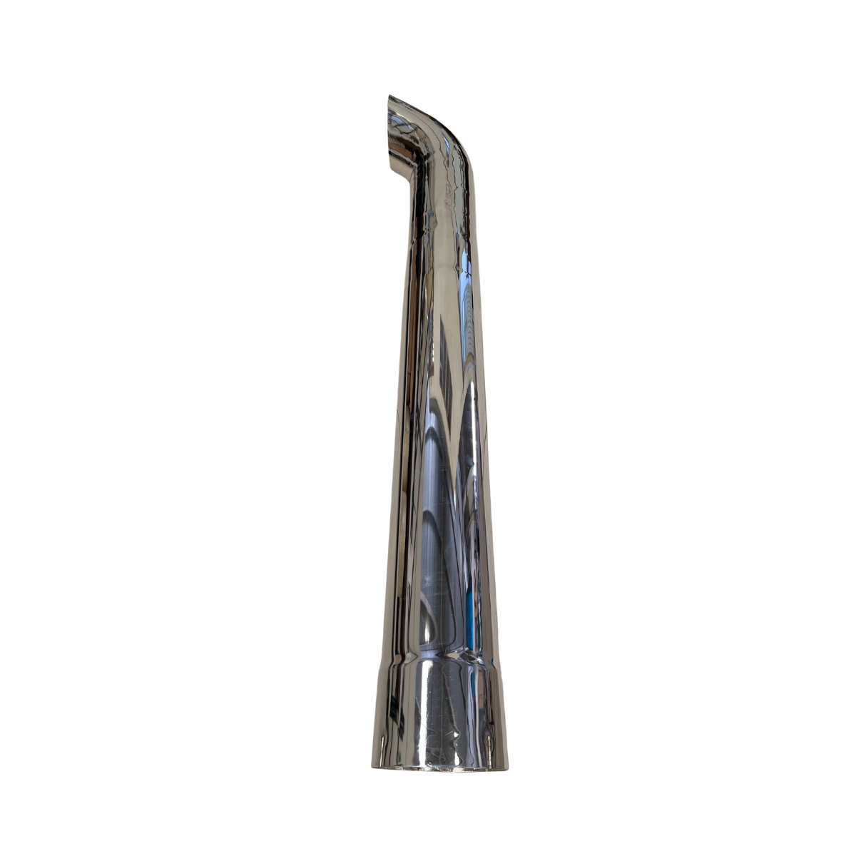 Pipa de Escape Cuello de Ganso Cromada 5" Largo 48"
