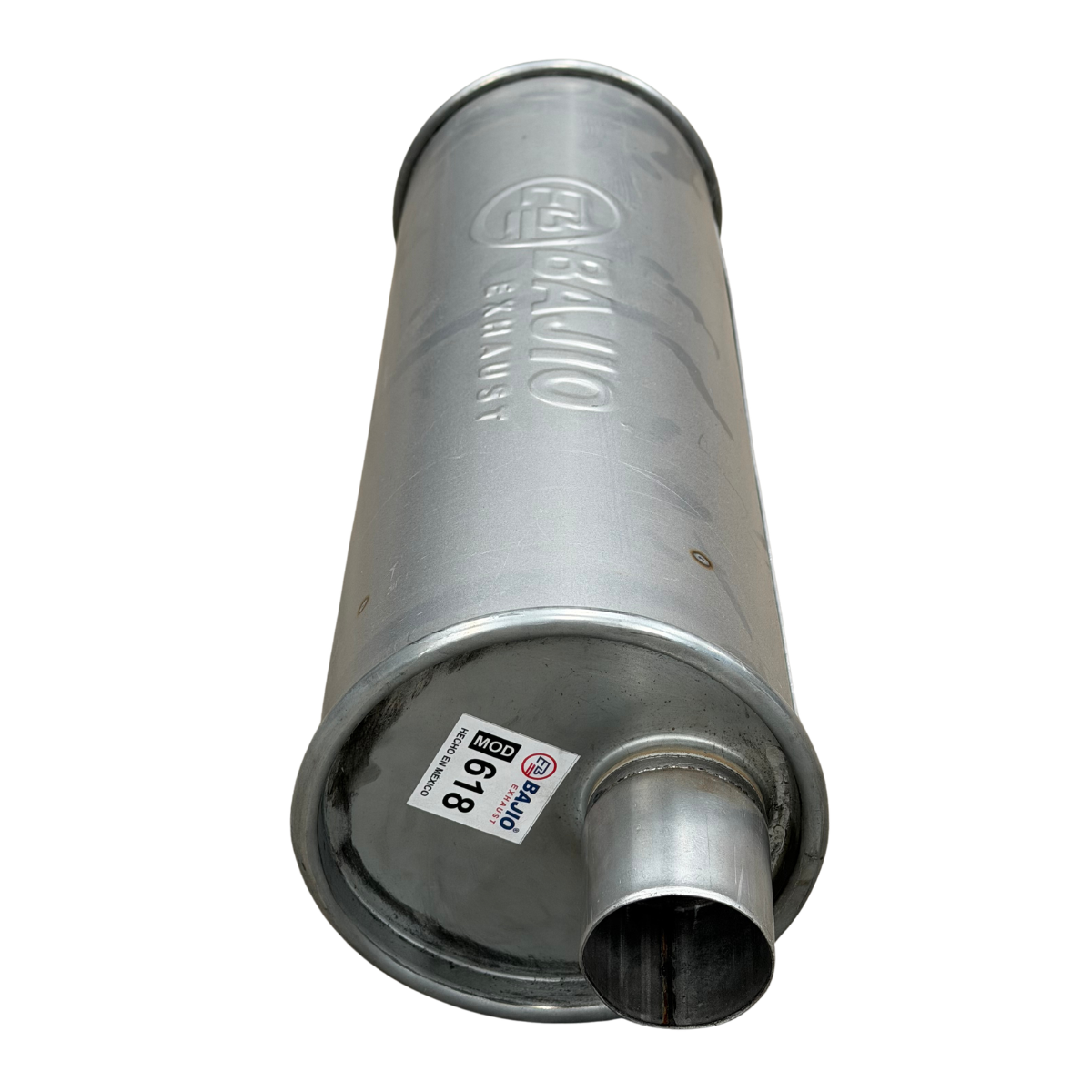 Silenciador Universal Premium Redondo Bajío 4 Y 6 Cilindros BJ-618
