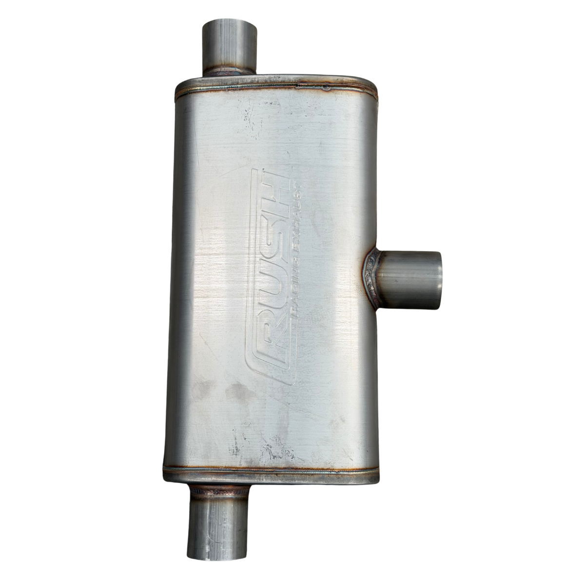 Mofle Deportivo Alto Flujo Rush Racing Transversal 2 Salidas R-CD212-18