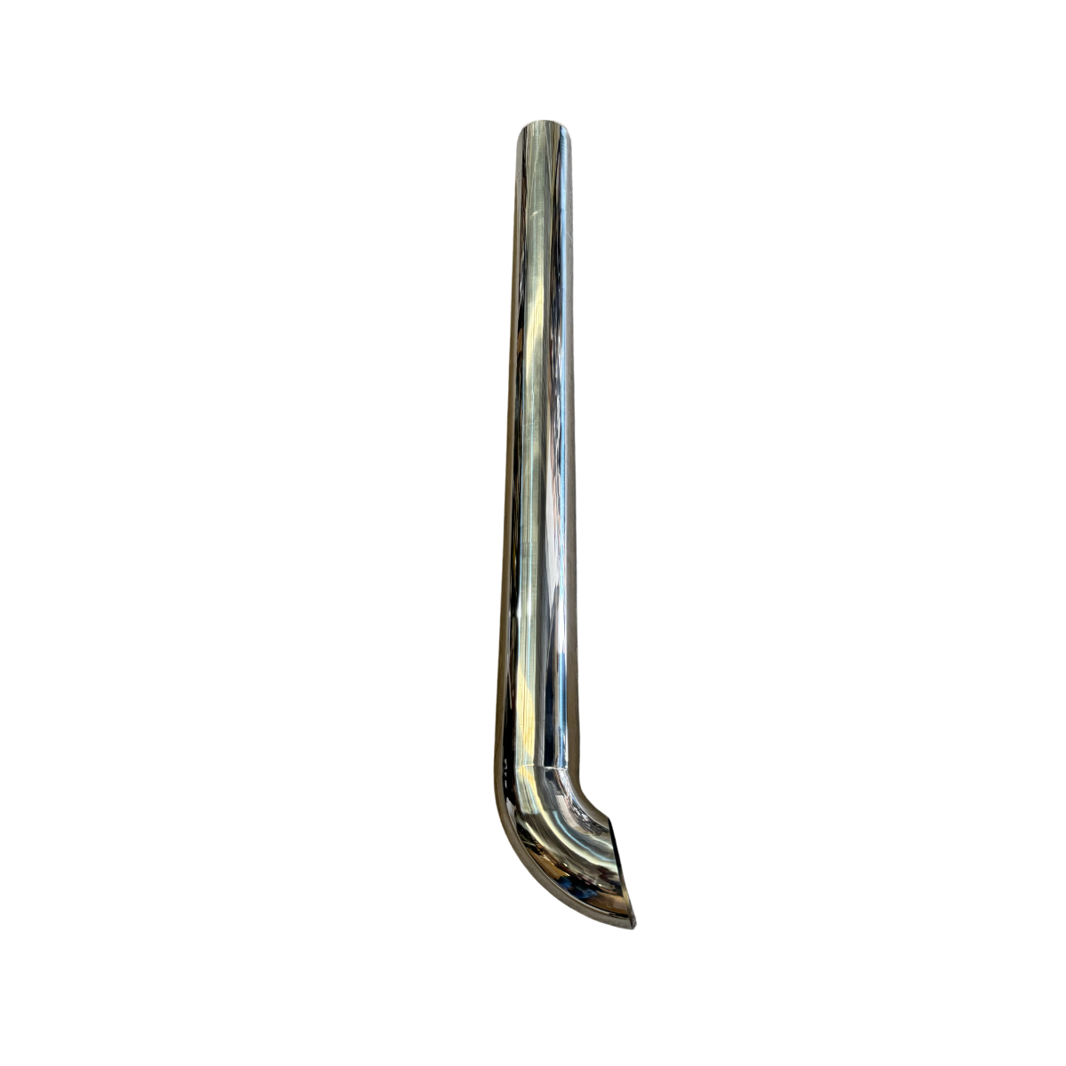 Pipa de Escape Cuello de Ganso Acero Inoxidable 5" Largo 60"