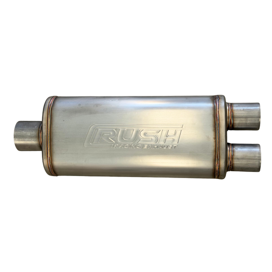Mofle Deportivo Alto Flujo Rush Racing 1X2 R-SD30212-18