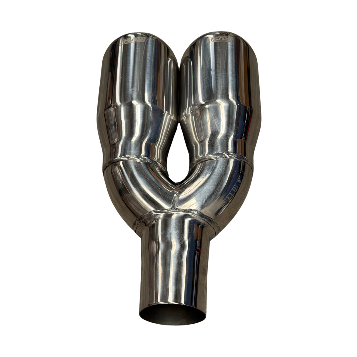 Punta Colilla Terminal Escape Doble Rush 3.5 In Acero Inox R-24024DS