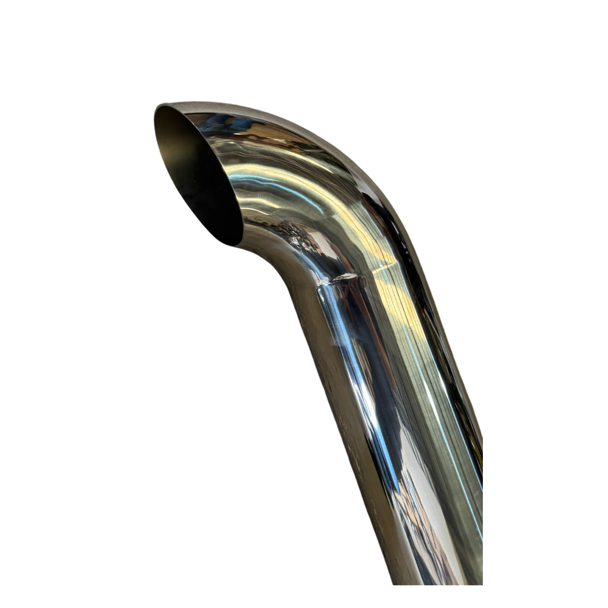 Pipa de Escape Cuello de Ganso Acero Inoxidable 5" Largo 60"