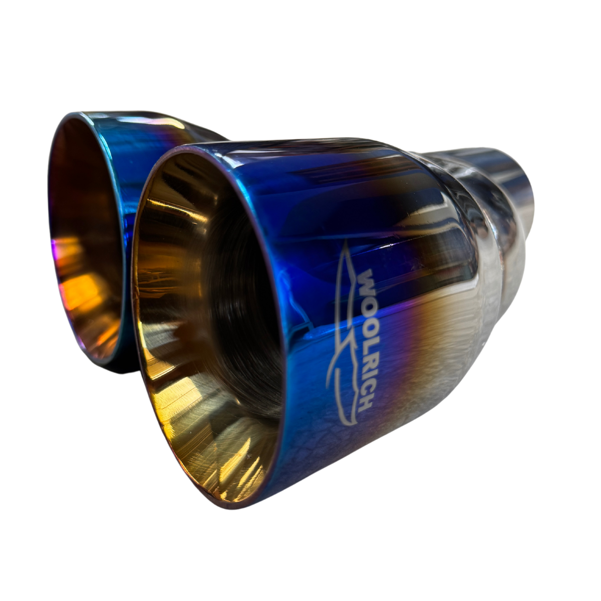 Colilla Doble de Escape Deportiva Diagonal Woolrich 3.5" WAI-0268BL