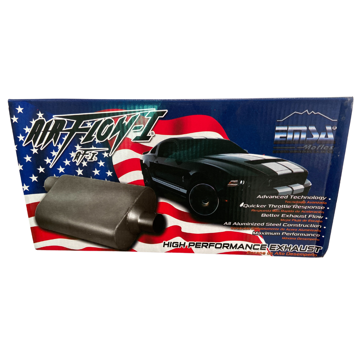 Mofle Deportivo EMSA Tipo Serie 40 Air-Flow
