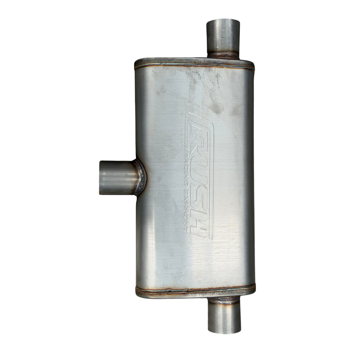 Mofle Deportivo Alto Flujo Rush Racing Transversal 2 Salidas R-CD212-18
