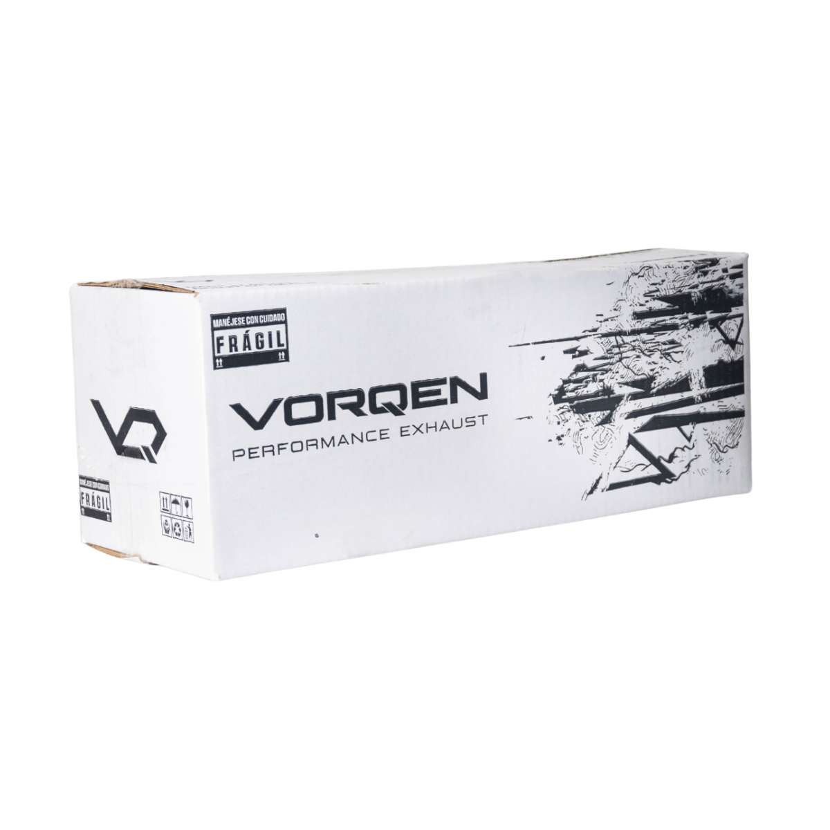 Resonador Deportivo Vorqen Redondo Fibra 4x14 2.5in