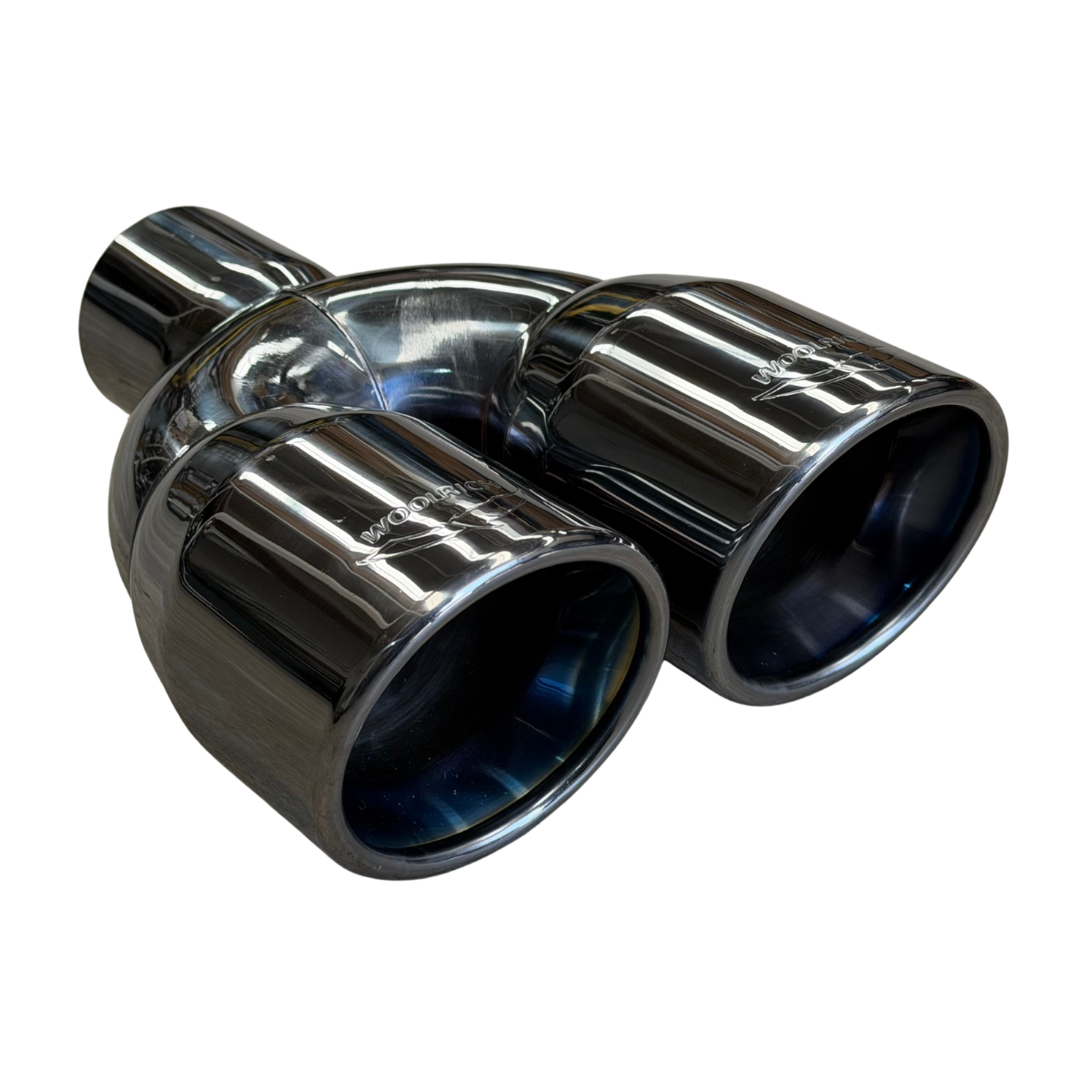 Colilla Doble de Escape Deportiva Woolrich 3.5" WAI-0269S Negra
