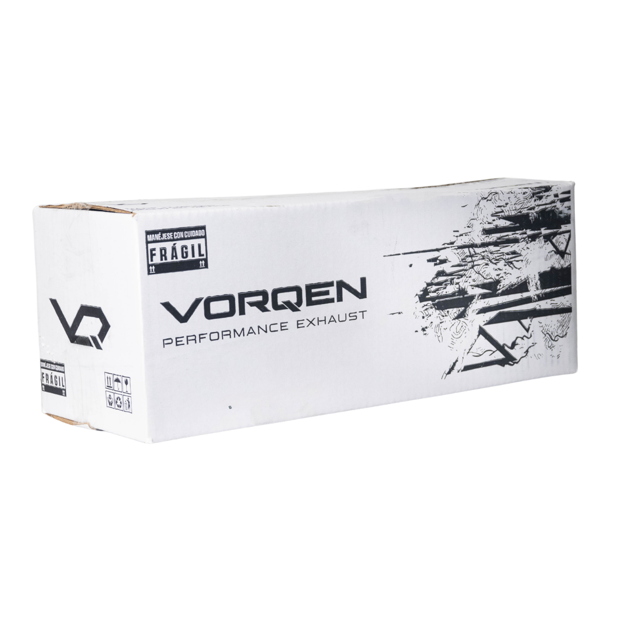 Resonador Deportivo Vorqen Redondo Fibra 4x18 2.5in