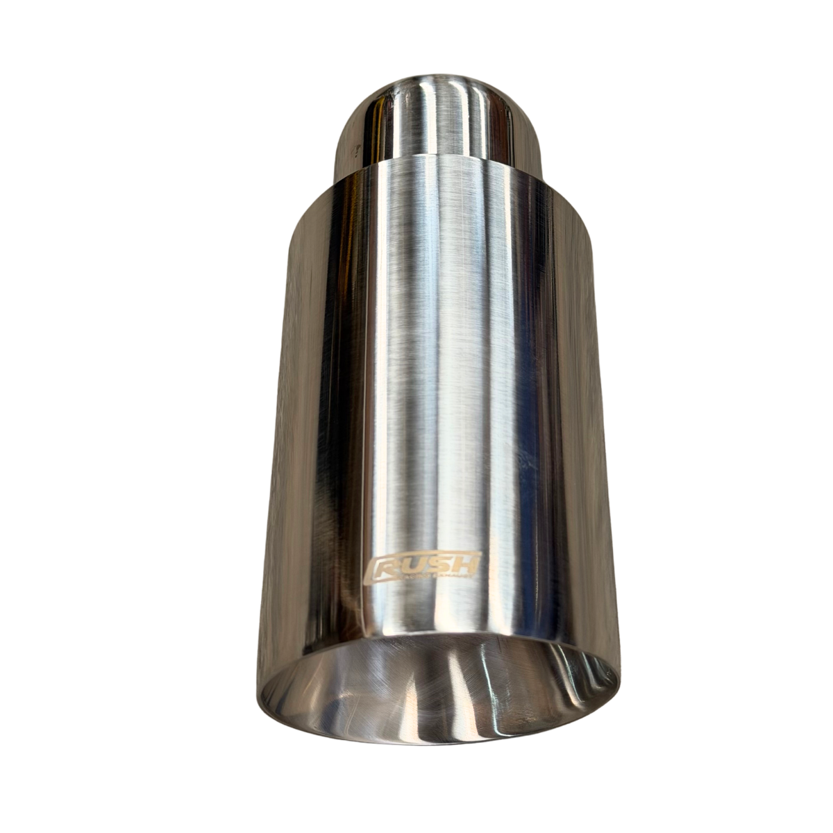 Colilla Punta De Escape 3.5" Rush Acero Inoxidable R-013B