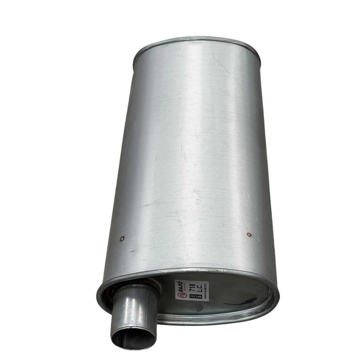 Silenciador Universal Premium Ovalado Bajío 4 Y 6 Cilindros BJ-718