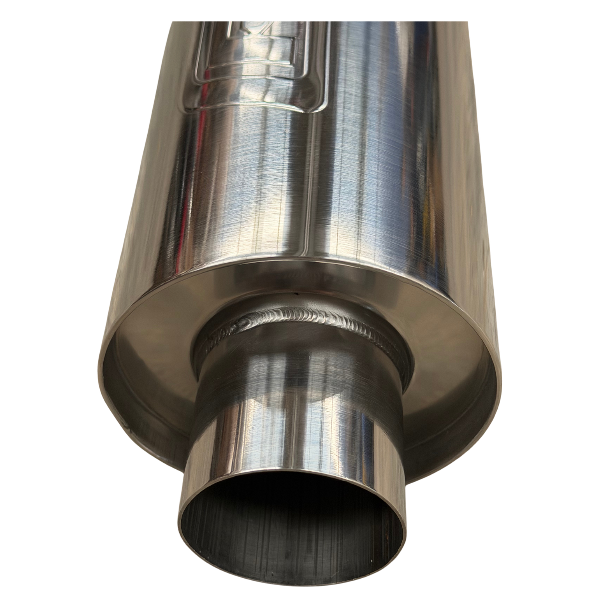 Mofle Escape Resonador Deportivo Rush Inoxidable Largo 14