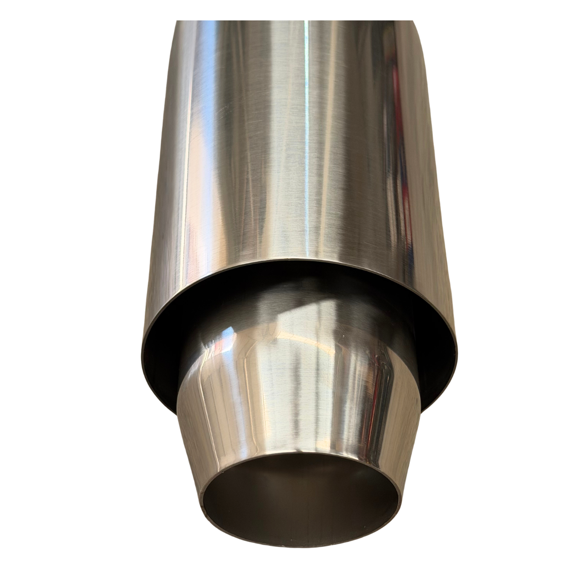 Colilla Punta De Escape 4" Rush Acero Inoxidable R-013C