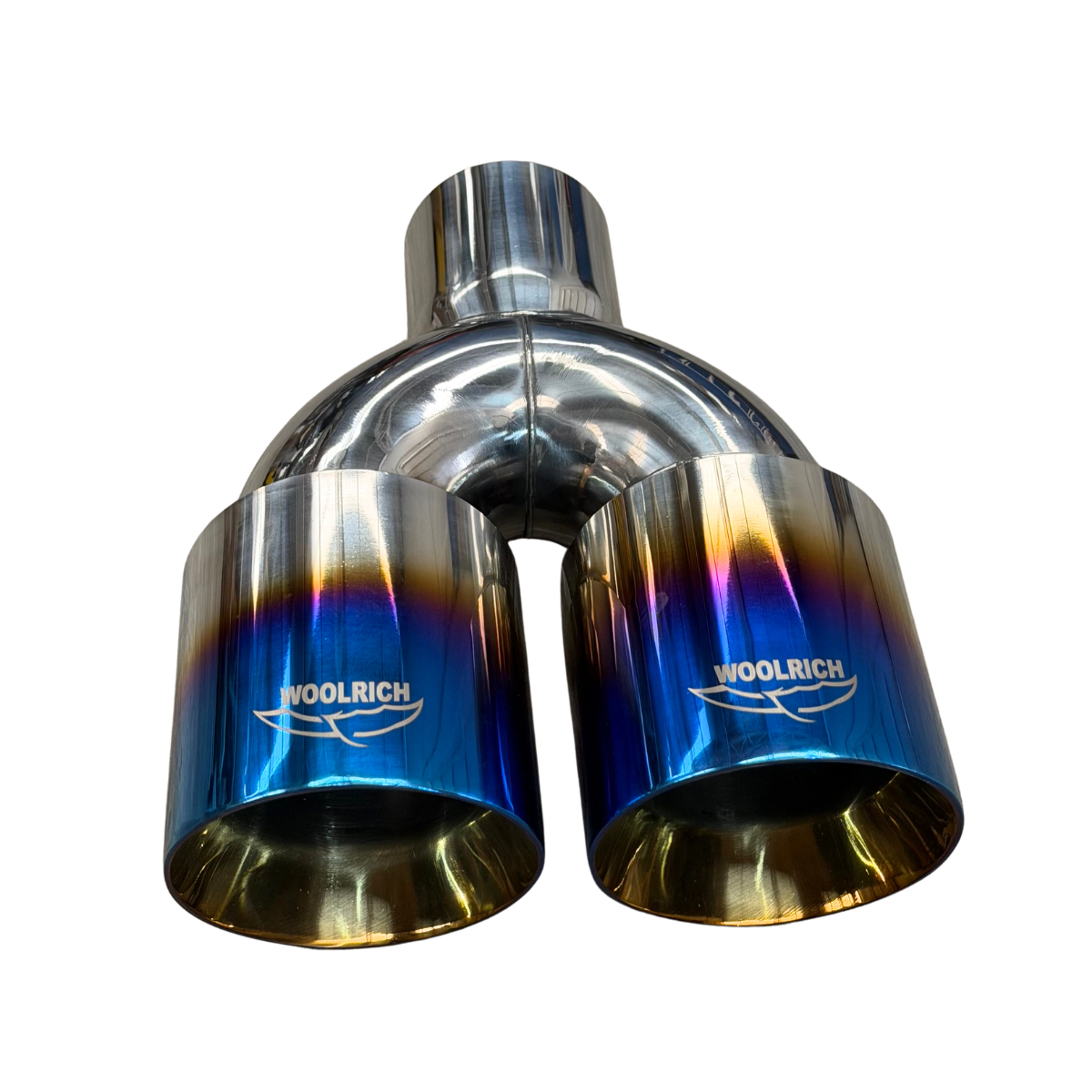 Colilla Doble de Escape Deportiva Woolrich 3.5" WAI-0260BL