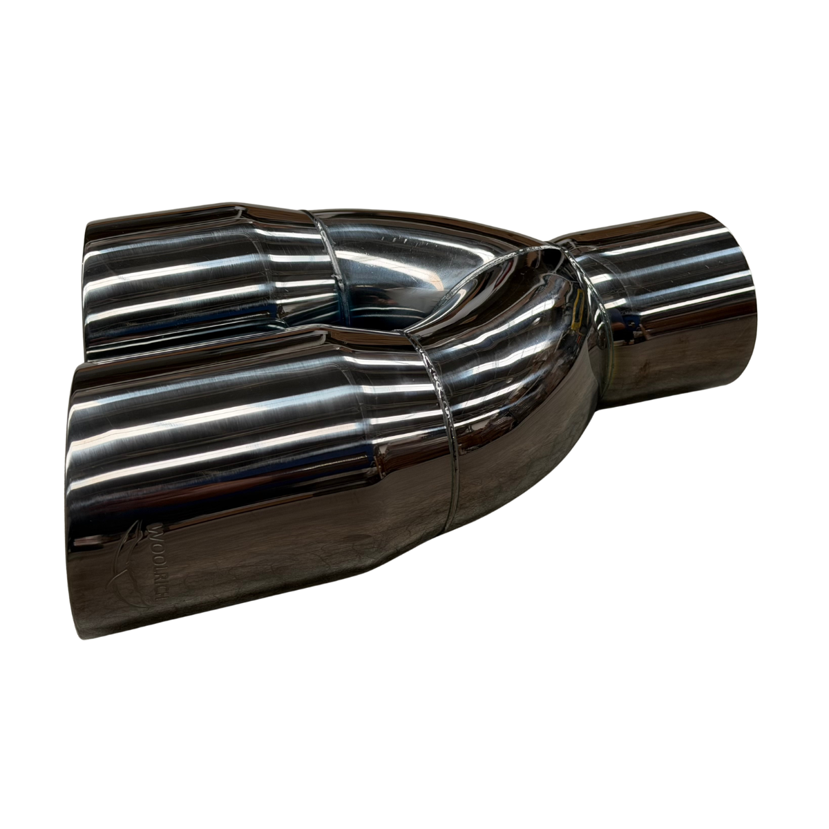 Colilla Doble de Escape Deportiva Diagonal Woolrich 3" WAI-0468BK