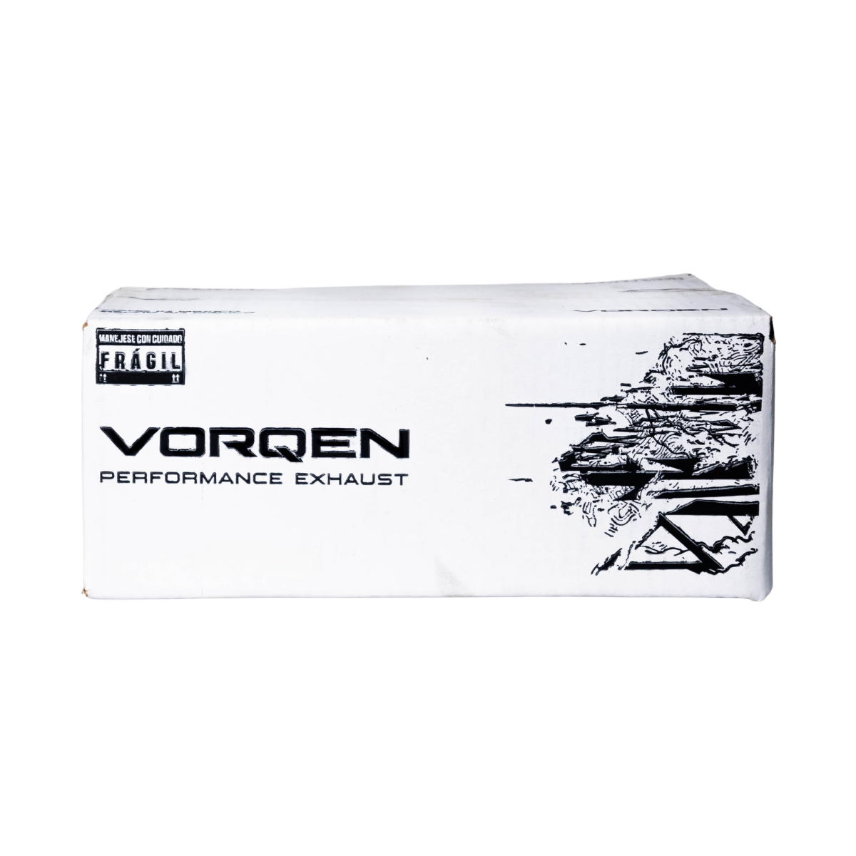 Mofle Escape Deportivo Vorqen Series 10 Centro Dual 8in 2.5in