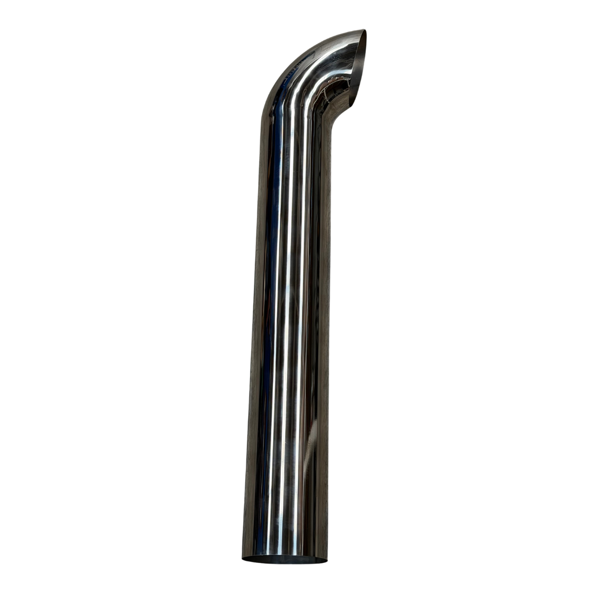 Pipa de Escape Cuello de Ganso Acero Inoxidable 5" Largo 36"