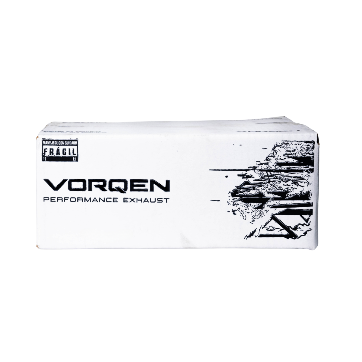 Mofle Escape Deportivo Vorqen Series 10 Lado-Lado 8in 2.5in