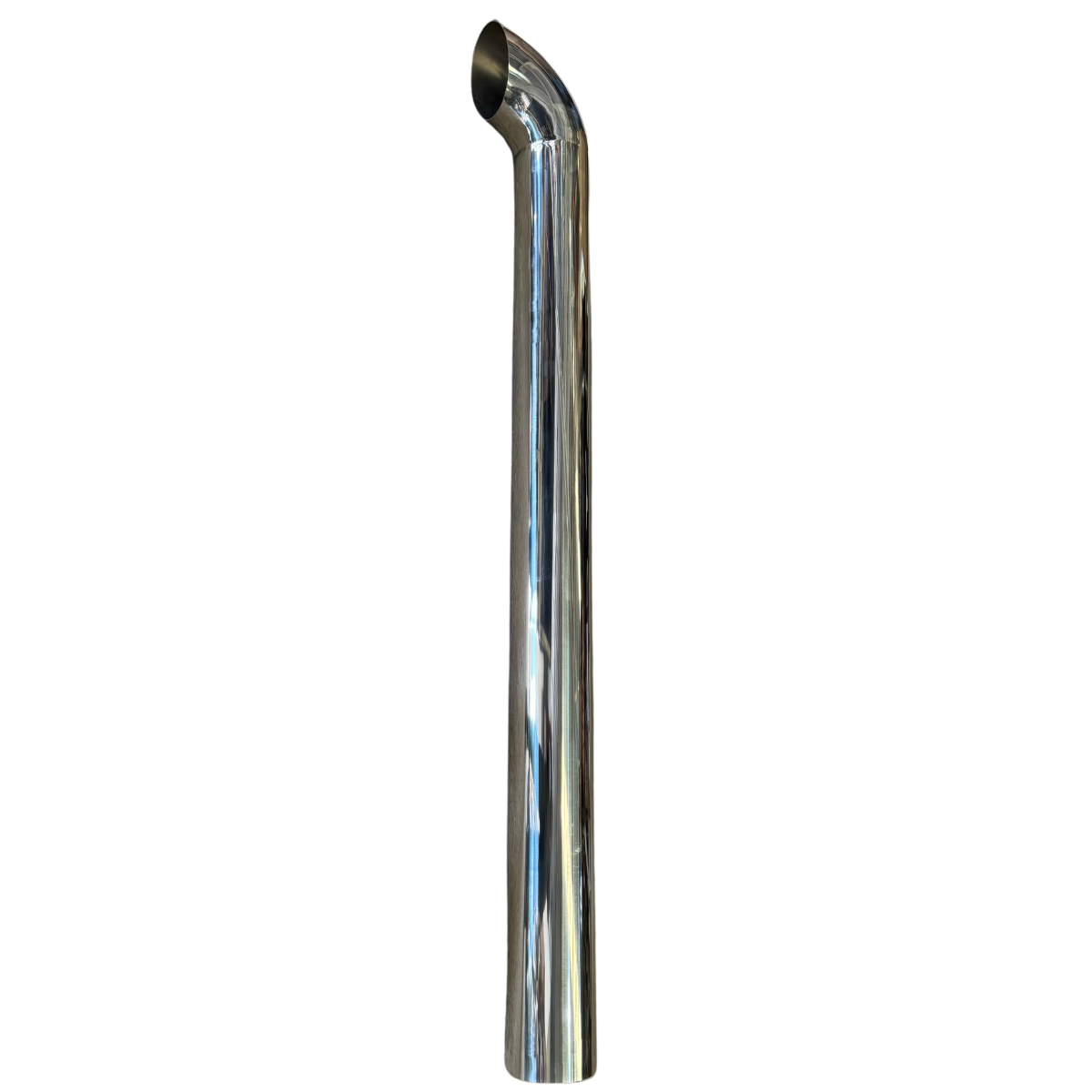 Pipa de Escape Cuello de Ganso Acero Inoxidable 5" Largo 60"
